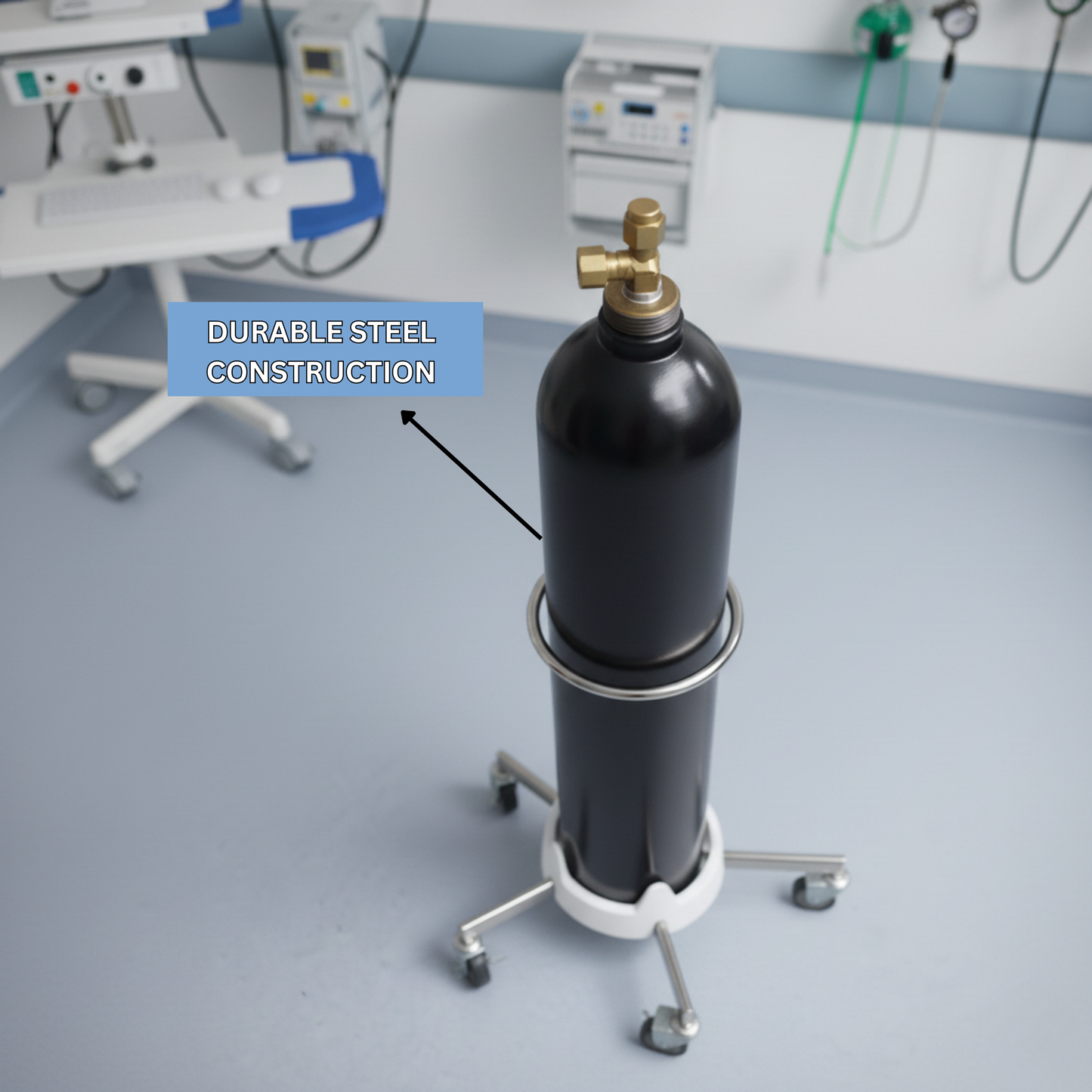 40 Liter (Jumbo) Oxygen Cylinder – High-Capacity Medical Support